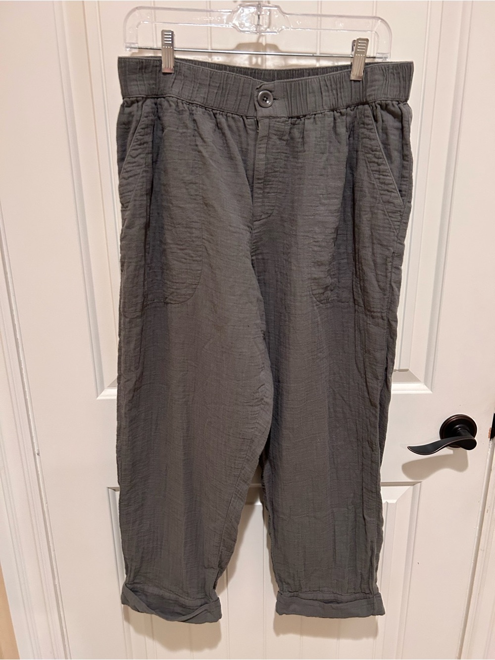 Organic Coastal Double Gauze Tapered Pull-On Pant - Picture 2 of 6